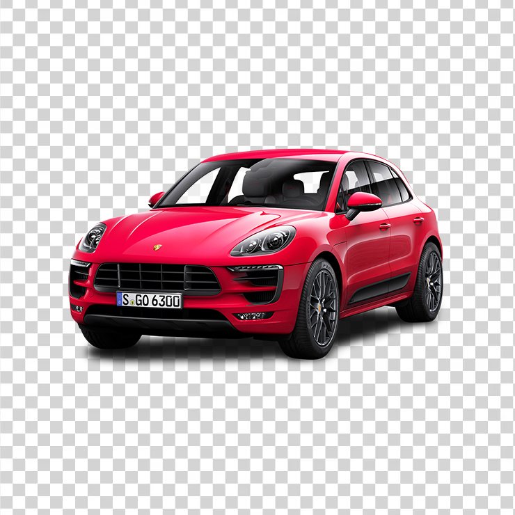 Red Porsche Macan Gts Car