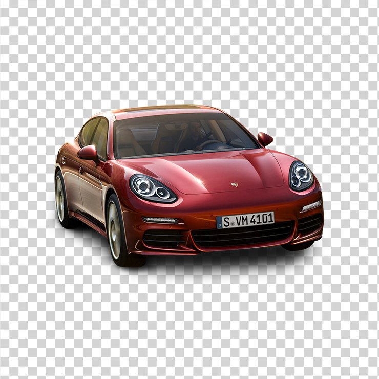 Red Porsche Panamera Car