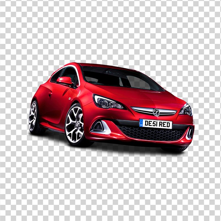 Red Vauxhall Astra Vxr Car