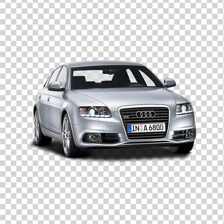 Silver Audi Car