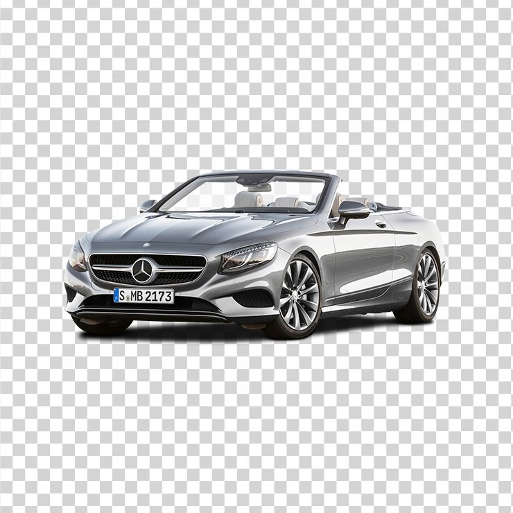 Silver Mercedes Benz S Class Cabriolet Car