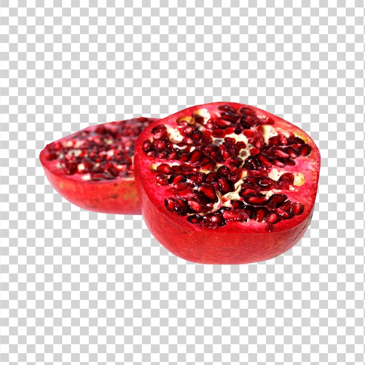 Sliced Pomegranate