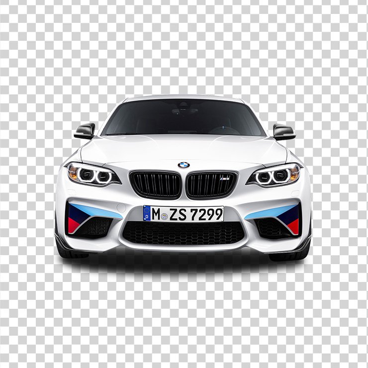 White Bmw M Coupe Front View Car