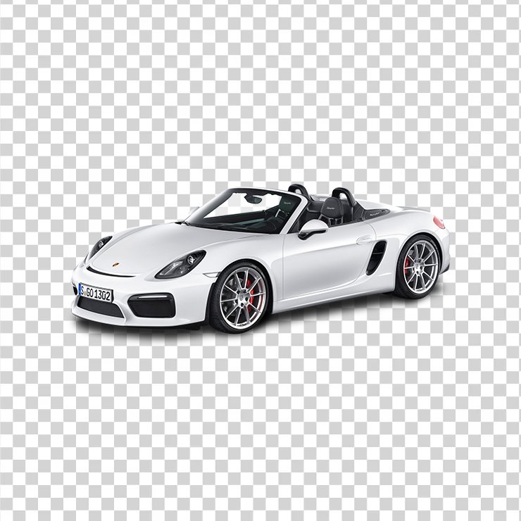 White Porsche Boxster Spyder Car