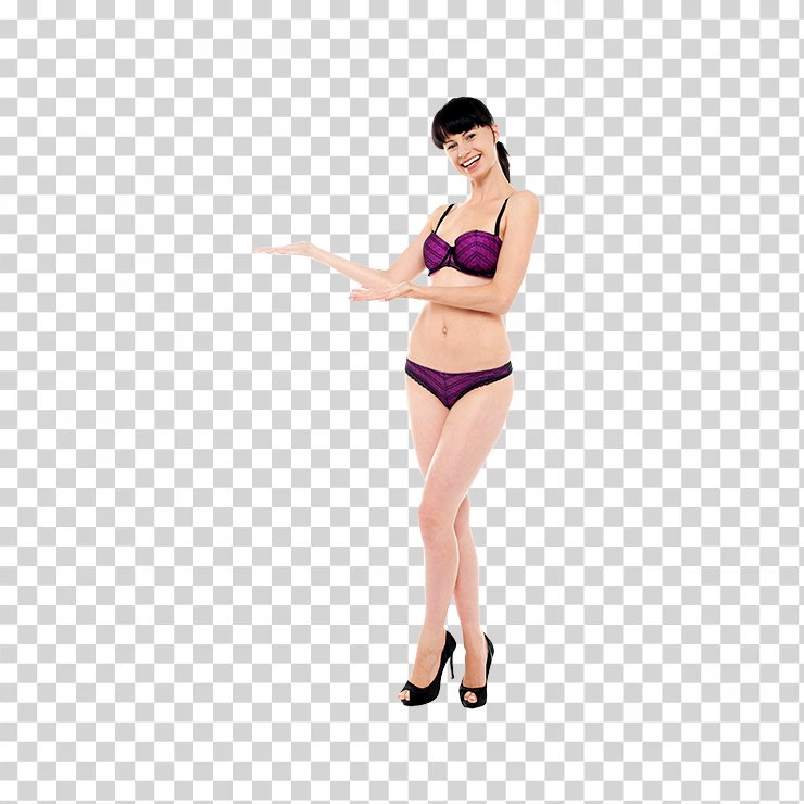 Women Pointing Left Photo