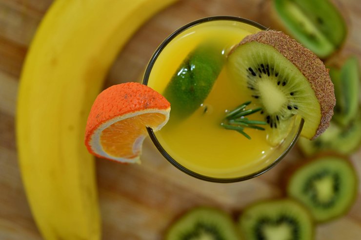 Banana Kiwi Juice